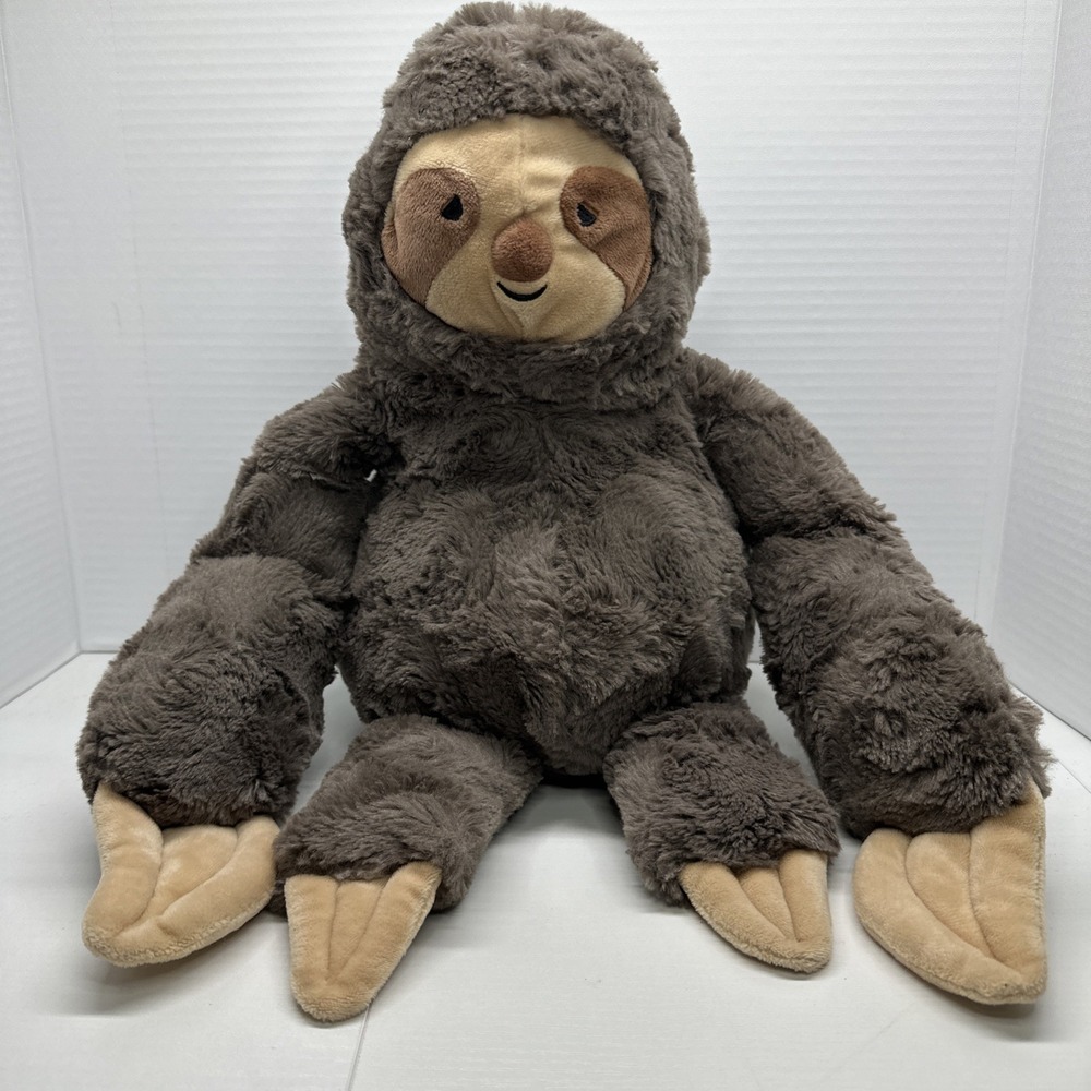 Giggle Scape Sloth Plush Brown Floppy 15" Stuffed Animal Soft‎ 2024 Target
